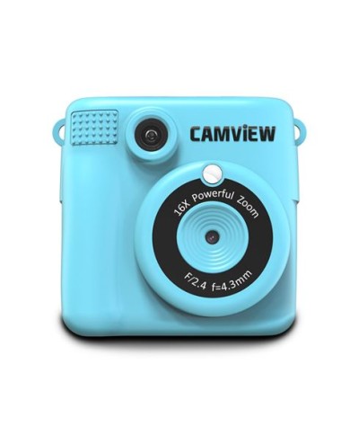 CÁMARA PHOTO CREATOR DE IMPRESIÓN INSTANTÁNEA ALL IN ONE AZUL CAMVIEW
