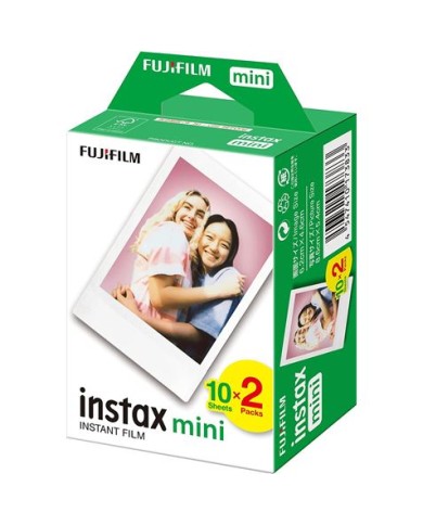PACK PELICULA PARA 20 FOTOS INSTANTANEAS INSTAX MINI FUJIFILM