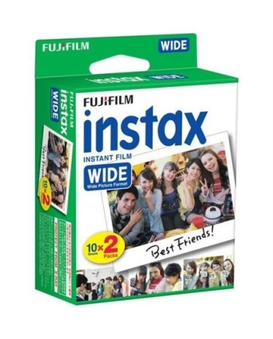 PACK 20 PELICULAS DE FOTO INSTANTANEAS 99X62MM INSTAX