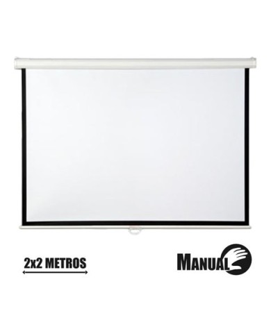 PANTALLA PROYECCION MANUAL 2 X 2MTR CROMAD
