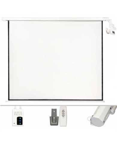 PANTALLA PROYECCION MOTORIZADA 2 X 2MTR CROMAD
