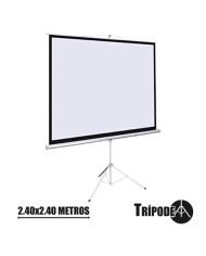 PANTALLA PROYECCION TRIPODE 2.40 X 2.40MTR CROMAD