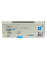 MANDO PRESENTACIONES INALAMBRICO PUNTERO LASER NEGRO CROMAD