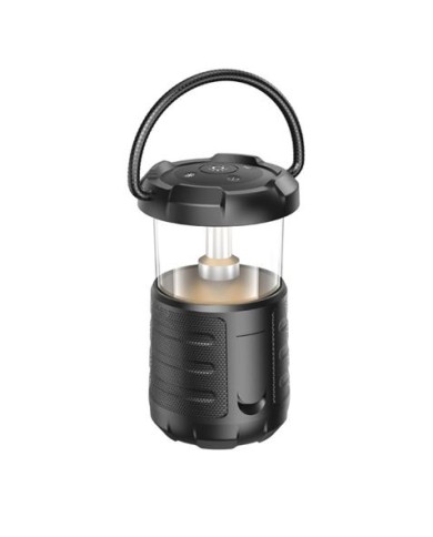 ALTAVOZ BLUETOOTH 15W CON LAMPARA CAMPING XOF49 NEGRO XO