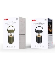 ALTAVOZ BLUETOOTH 15W CON LAMPARA CAMPING XOF49 NEGRO XO