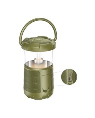 ALTAVOZ BLUETOOTH 15W CON LAMPARA CAMPING XOF49 VERDE XO