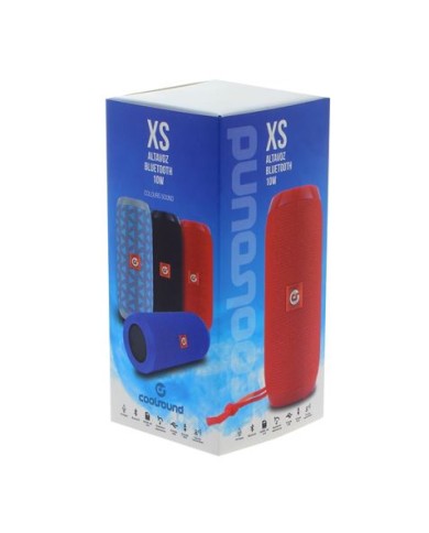 ALTAVOZ BLUETOOTH XS 10W ROJO COOLSOUND