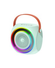 ALTAVOZ BLUETOOTH F42 + MICRÓFONO + EFECTOS LED AZUL XO