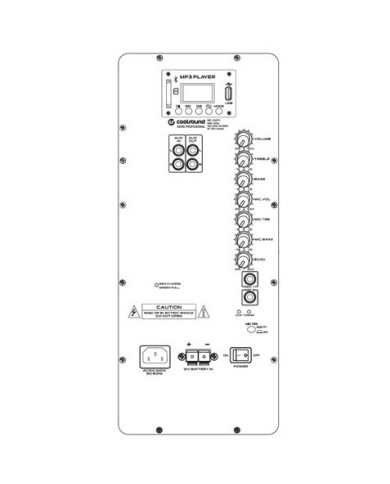 ALTAVOZ AUTOAMPLIFICADO 15 700W CON BATERIA SERIE PRO COOLSOUND