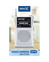 RADIO PORTATIL AM/FM ANALOGICA GRIS FM-4404 GEN-X