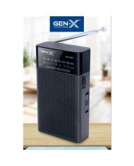RADIO PORTATIL AM/FM ANALOGICA NEGRA FM-4405 GEN-X