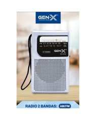 RADIO PORTATIL AM/FM ANALOGICA GRIS FM-4406 GEN-X