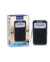 RADIO PORTATIL AM/FM ANALOGICA NEGRA FM-4411 GEN-X