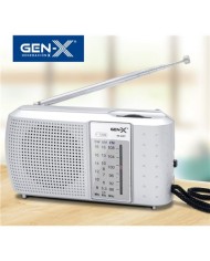 RADIO PORTATIL AM/FM/SW TRES BANDAS GRIS FM-4407 GEN-X
