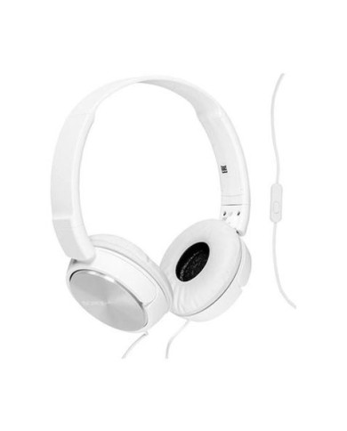 AURICULAR DIADEMA PLEGABLE CON MICRÓFONO BLANCO SONY