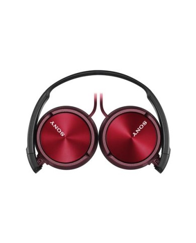 AURICULAR DIADEMA PLEGABLE CON MICRÓFONO ROJO SONY