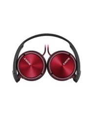 AURICULAR DIADEMA PLEGABLE CON MICRÓFONO ROJO SONY