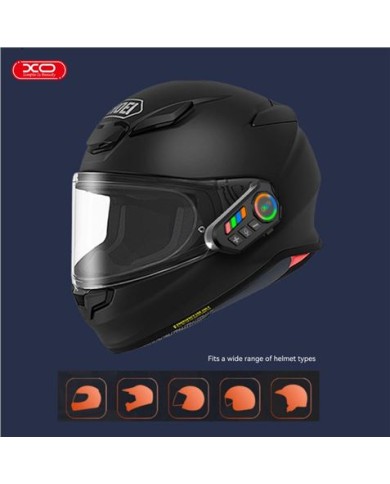 INTERCOMUNICADOR BLUETOOTH PARA CASCO CON RGB BE56 XO