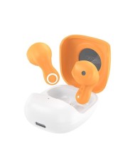 AURICULARES BLUETOOTH TWS G28 NARANJA XO
