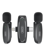 MICROFONO INALAMBRICO DE SOLAPA CON TIPO C Y LIGHTNING XO