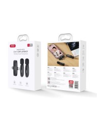 MICROFONO INALAMBRICO DE SOLAPA CON TIPO C Y LIGHTNING XO