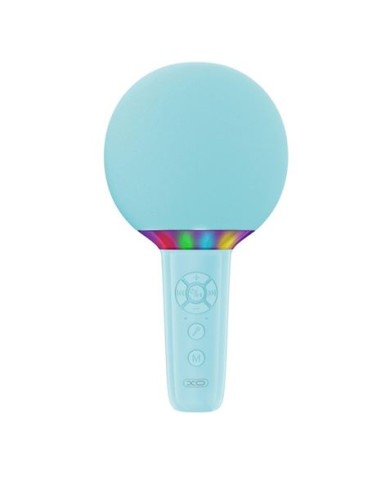 MICROFONO INALAMBRICO PARA KARAOKE BE50 AZUL XO