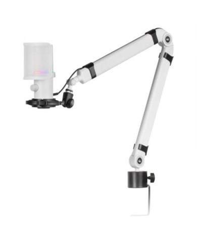 MICROFONO MMIC-XT BLANCO | BRAZO REGULABLE | RGB | ACCESORIOS | MARS GAMING