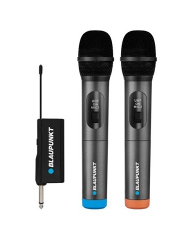 PACK 2 MICROFONO INALAMBRICO UHF BLAUPUNKT