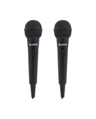 PACK 2 MICRÓFONOS CON CABLE MIC KARAOKE ST12 BIWOND