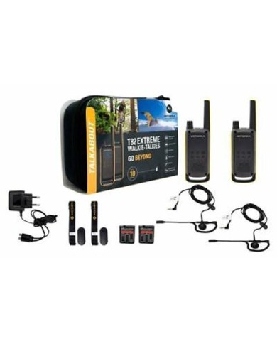 PACK 2 WALKIE-TALKIE MOTOROLA TLKR-T82EXTREME NEGRO