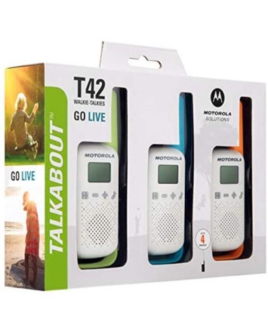 PACK 3 WALKIE - TALKIE MOTOROLA TLKR T42