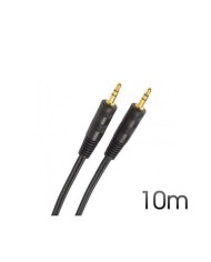 CABLE STEREO MINI JACK 3.5 M/M AUDIO 10M CROMAD