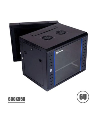 RACK 19 DOBLE CUERPO 6U 600X550 SERIE BLUE CROMAD