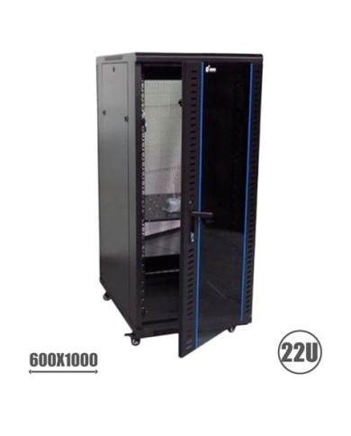 RACK 19 22U 600X1000 PERFORADO CROMAD