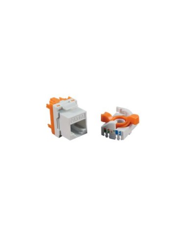 CONECTOR HEMBRA RJ45 CAT6 UTP TOOLESS ROTARY 180º CROMAD