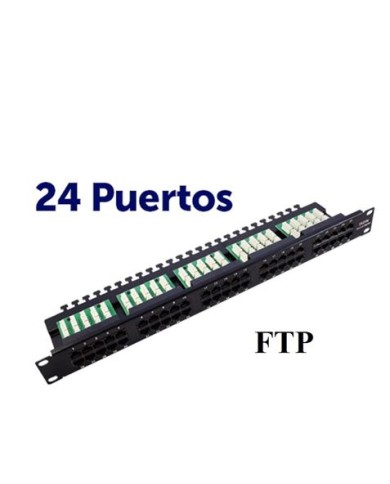 PANEL PARCHEO 24P KRONE 19 FTP CAT 6 CROMAD
