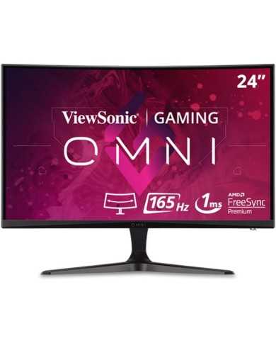 MONITOR VIEWSONIC 24 CURVO LED FHD HDMI DP 165Hz 3YR GARANTIA