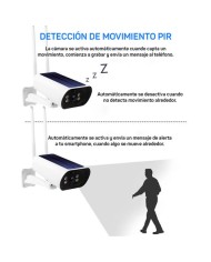 CAMARA IP SOLAR TIPO BULLET 3.6MM 2MP | WIFI | SD | CAMVIEW