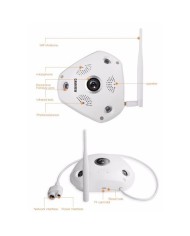 CAMARA IP PANORÁMICA 360º 5MP | WIFI | SD | ONVIF | CAMVIEW