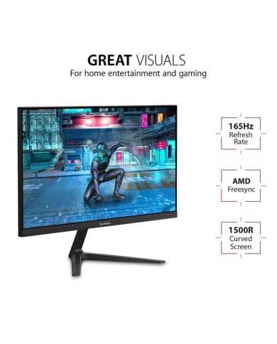 MONITOR VIEWSONIC 24 CURVO LED FHD HDMI DP 165Hz 3YR GARANTIA