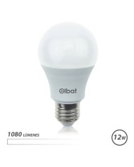 BOMBILLA LED A60 | 12W | 1080LM | E27 | LUZ BLANCA | ELBAT