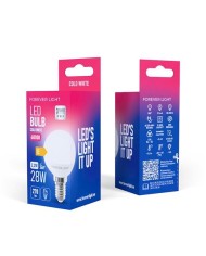 BOMBILLA LED G45 | 2.2W | 270LM | E14 | LUZ FRIA | FOREVER