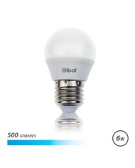 BOMBILLA LED G45 | 6W | 500LM | E27 | LUZ FRIA | ELBAT