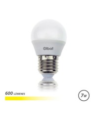 BOMBILLA LED G45 | 7W | 600LM | E27 | LUZ CALIDA | ELBAT
