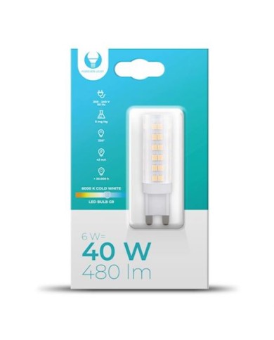 BOMBILLA LED G9 | 6W | 480LM | LUZ FRIA | FOREVER