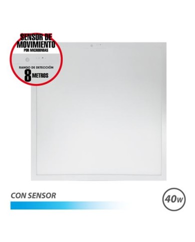 PANEL LED 60X60 40W | 4600LM | LUZ FRIA | CON SENSOR ELBAT