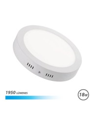 DOWNLIGHT CIRCULAR SOBRE PARED LED 18W 1950LM LUZ FRIA ELBAT