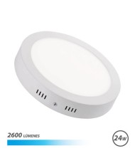 DOWNLIGHT CIRCULAR SOBRE PARED LED 24W LUZ BLANCA ELBAT