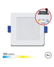 DOWNLIGHT CUADRADO 6W | 480LM | SELECTOR 3 TEMPERATURAS ELBAT