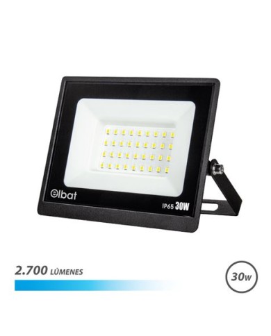 FOCO LED SERIE SUPER SLIM 30W | 2700LM | 6500K ELBAT